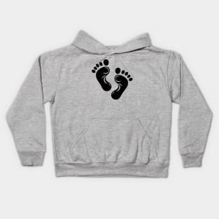 Baby Footprints Kids Hoodie